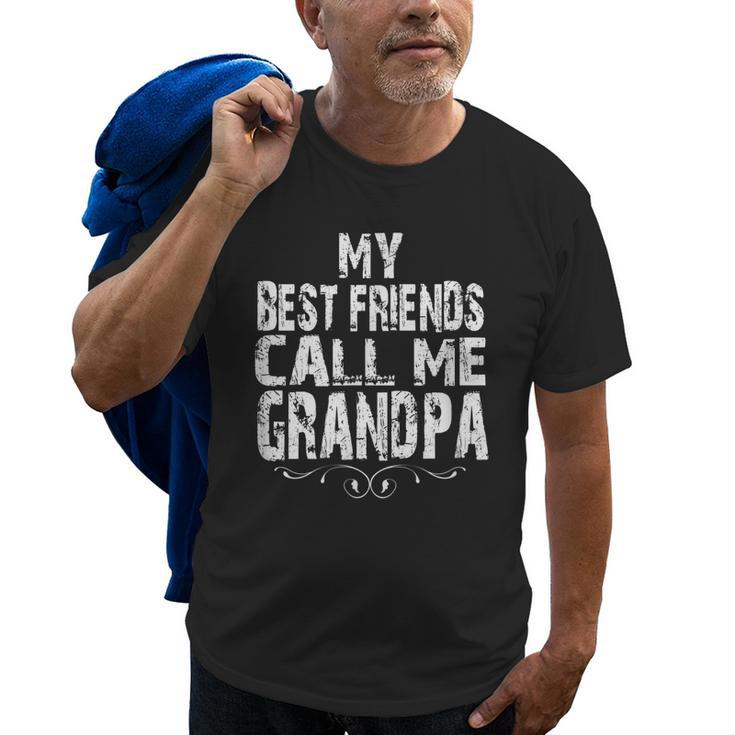 Grandfather Grandpa Gifts From Best Friends Grandchildren Old Men T-shirt