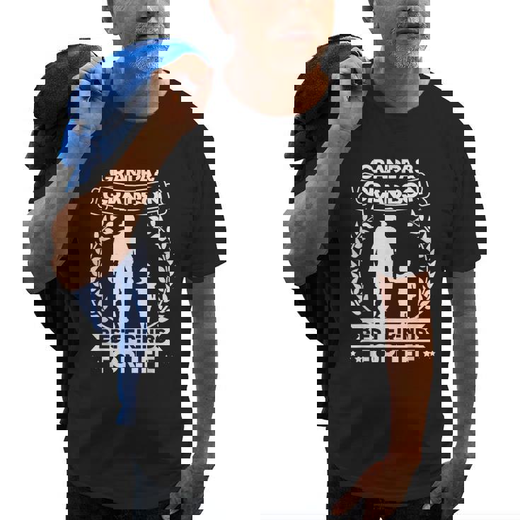 Grandpa And Grandson Matching Grandfather And Grandson Old Men T-shirt