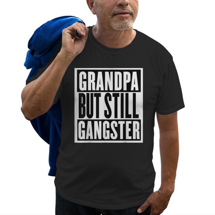 Grandpa But Still Gangster  Old Men T-shirt Graphic Print Casual Unisex Tee
