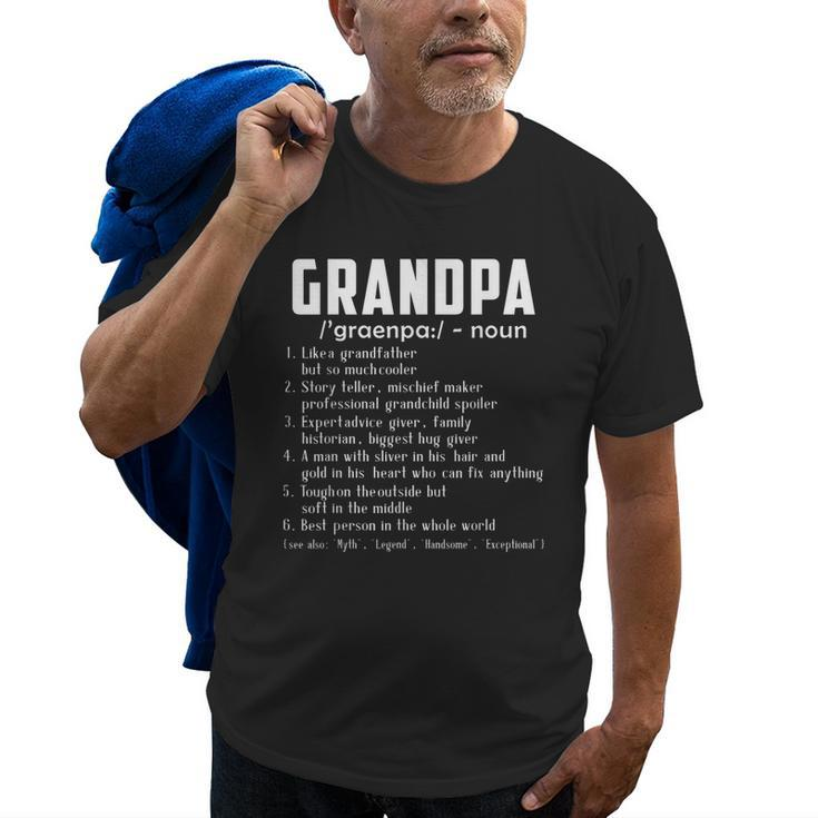 Grandpa Like A Grandfather But So Much Cooler Old Men T-shirt