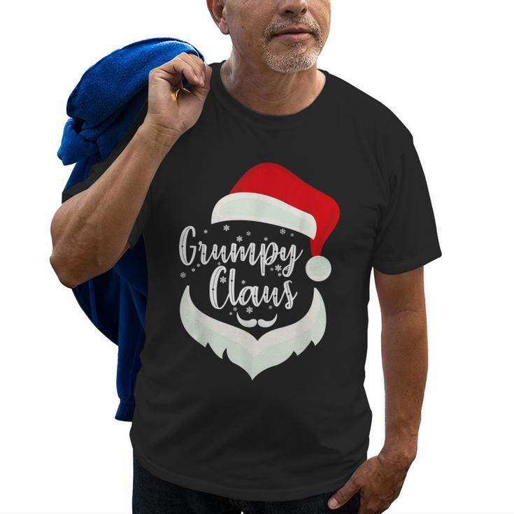 Grumpy Claus Santa Claus Funny Xmas Gift For Dad Grandpa Old Men T-shirt