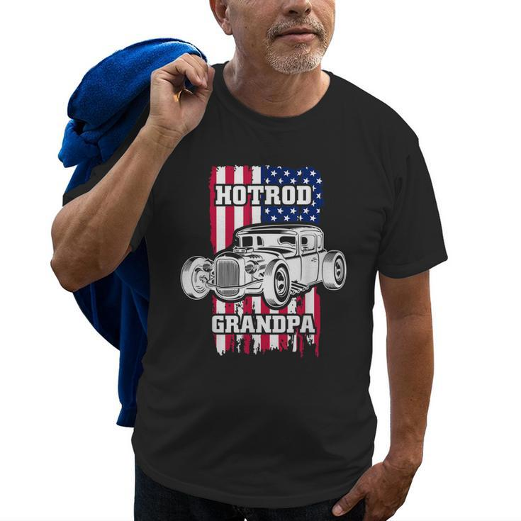 Hot Rod Grandpa American Vintage Tuning Mechanic Gift For Mens Old Men T-shirt