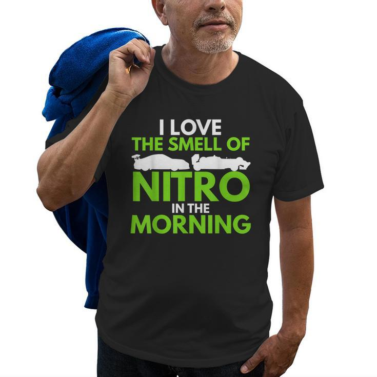 I Love The Smell Of Nitro Morning Nos Car Tuner Mechanic Old Men T-shirt
