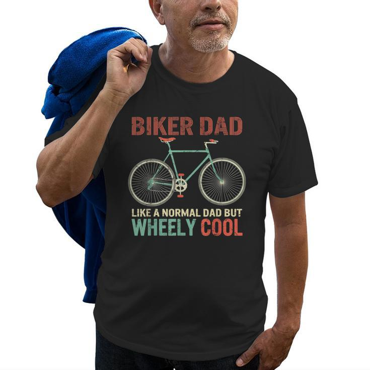 Im Biker Dad Fathers Day Wheely Cooler Bicycle Bike Cycling Old Men T-shirt