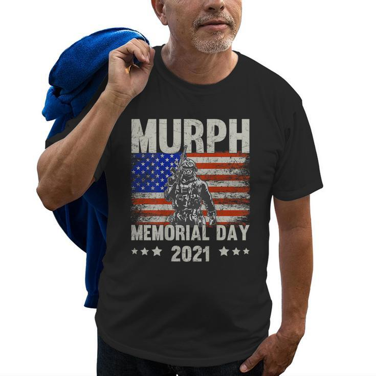 Memorial Day Murph  Us Military On Back Old Men T-shirt