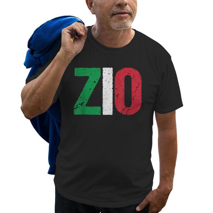 New Uncle Gift T  Italian Zio Italian American Uncles Old Men T-shirt