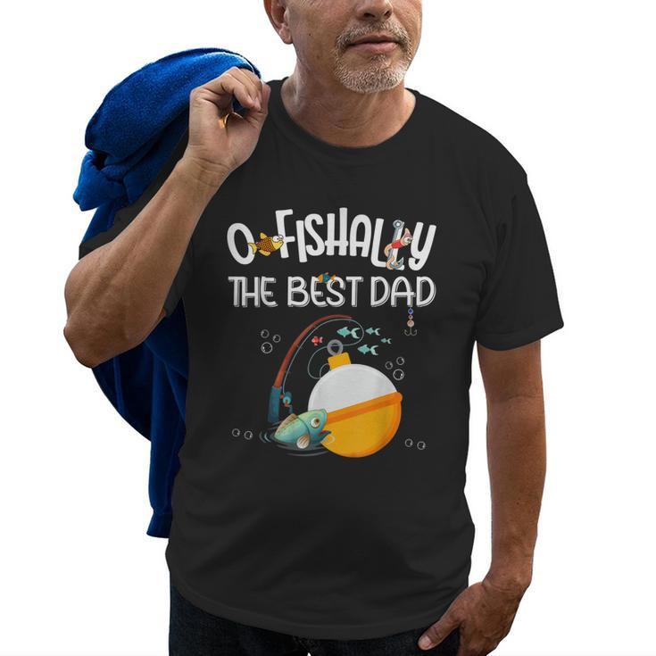O Fish Ally One Birthday Outfit Dad Of The Birthday Gift For Mens Old Men T-shirt