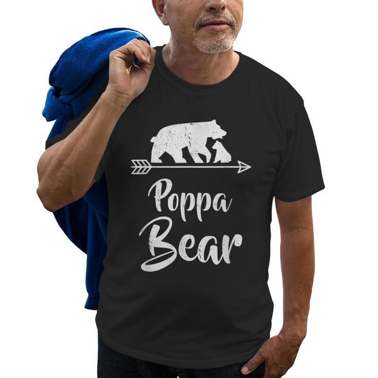 Poppa Bear Matching Family Christmas Costume Old Men T-shirt