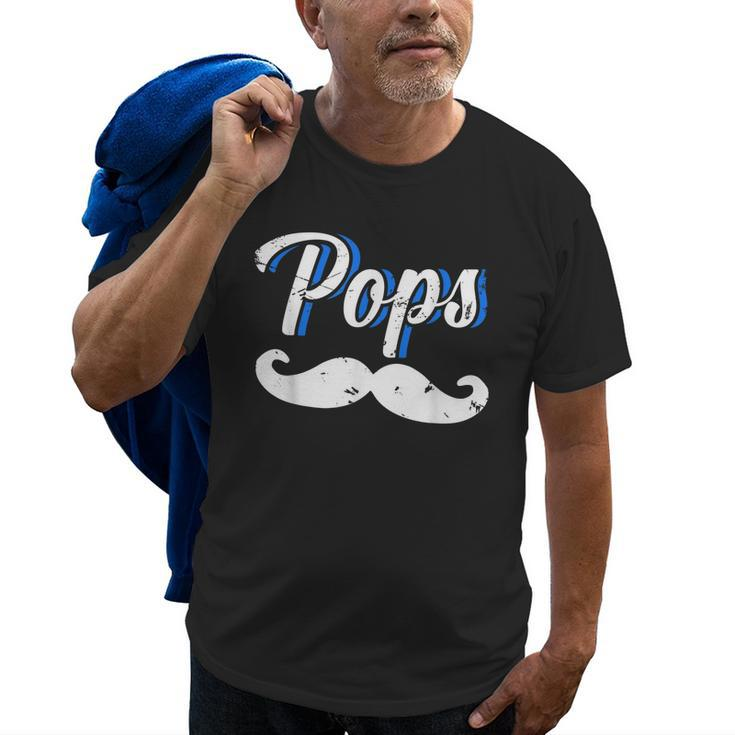 Pops Poppa Papa Father Dad Daddy Husband Stepdad Grandpa Gift For Mens Old Men T-shirt