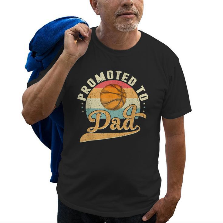 Promoted To Daddy Expecting Soon To Be Dad Father Basketball Old Men T-shirt