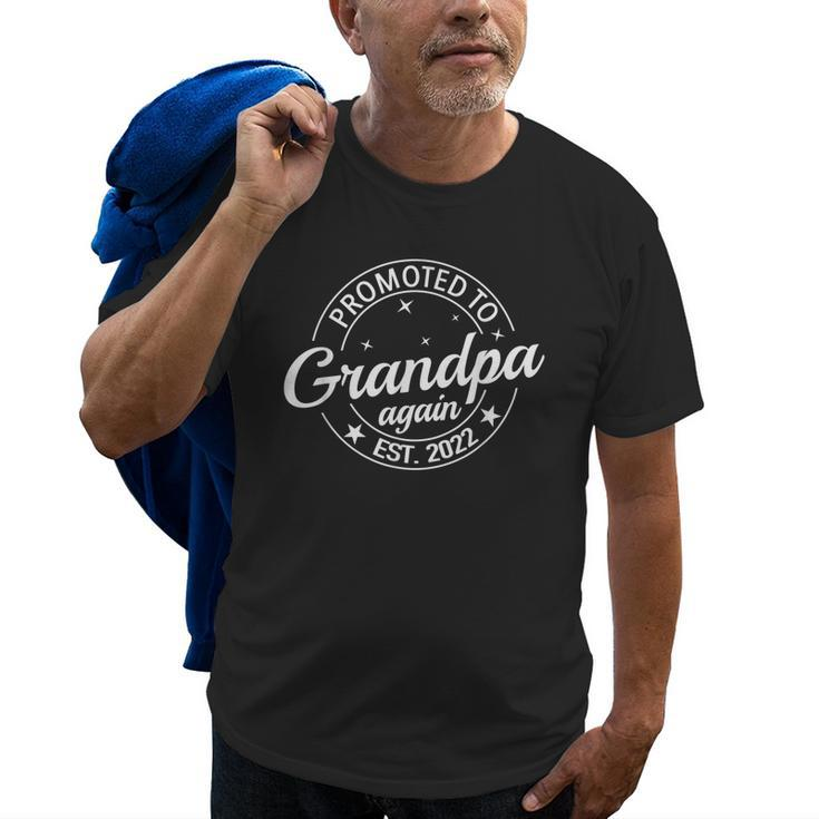 Promoted To Grandpa Again 2023 Soon To Be Family Pregnancy Old Men T-shirt