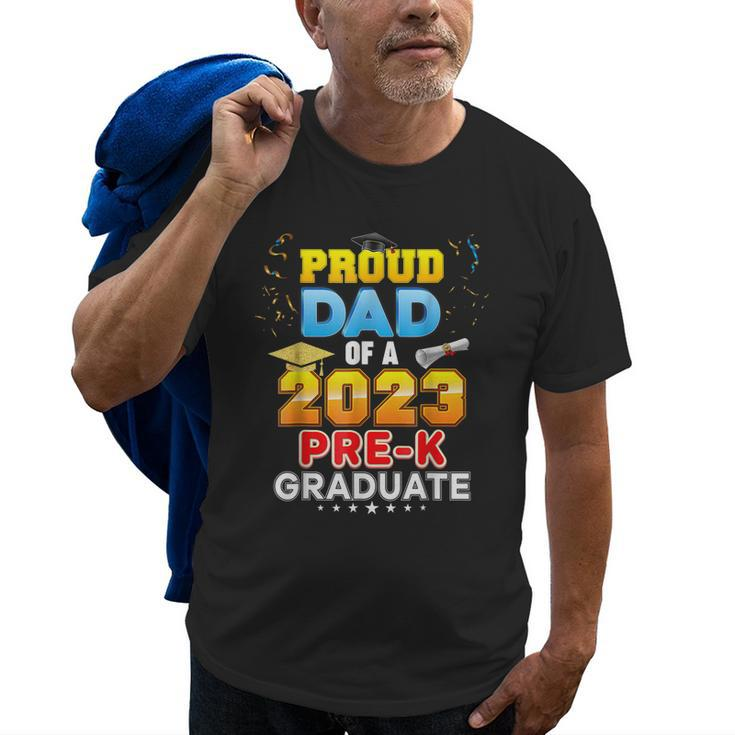 Proud Dad Of A Class Of 2023 Graduate Prek Graduation Old Men T-shirt