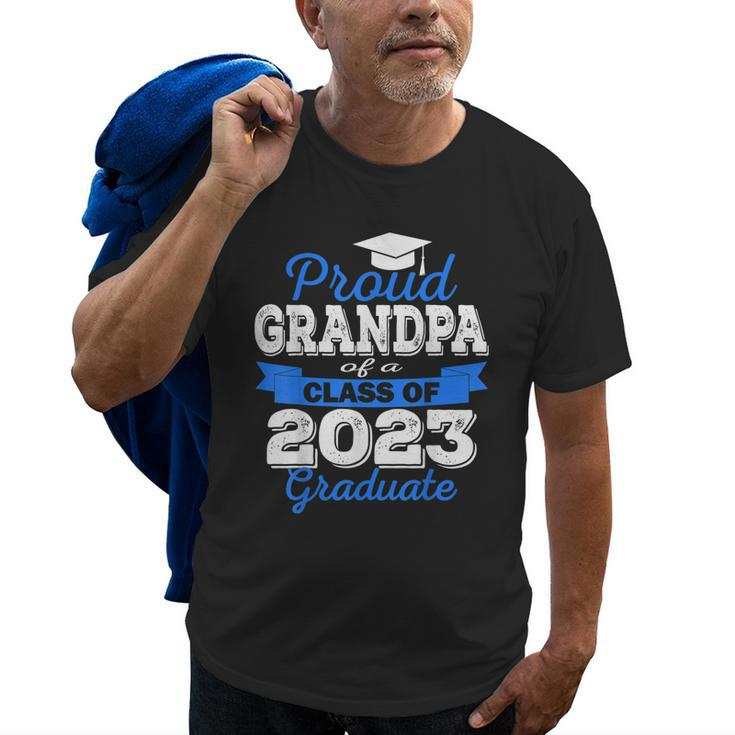Super Proud Grandpa Of 2023 Graduate Awesome Family College Old Men T-shirt