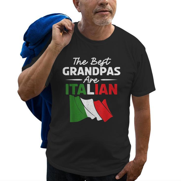 The Best Grandpas Are Italian Grandpa Old Men T-shirt