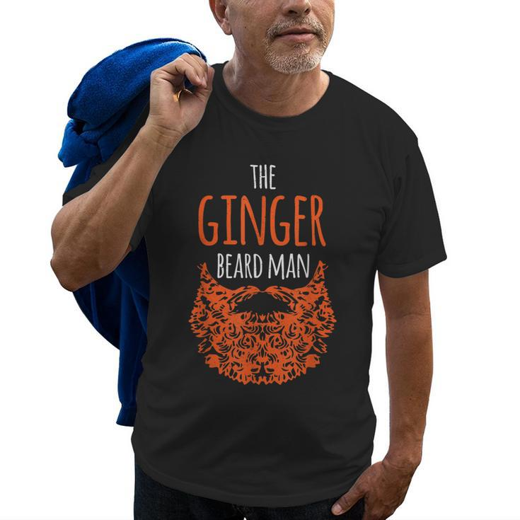 The Ginger Beard Men Red Hair Bearded Hipster Redhair Daddy Gift For Mens Old Men T-shirt