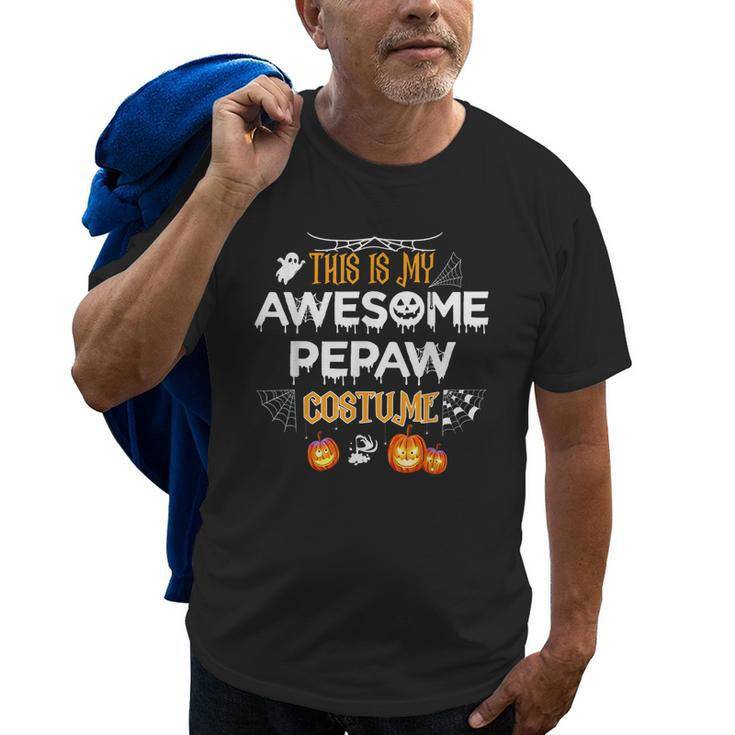 This Is My Awesome Grandpa Pepaw Costume Halloween Gift Gift For Mens Old Men T-shirt