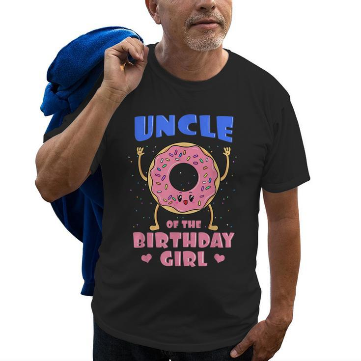 Uncle Of The Birthday Girl Donut Bday Party Tio Granduncle Old Men T-shirt