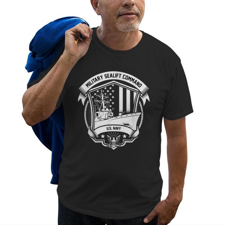 Us Navy Military Sealift Command Old Men T-shirt