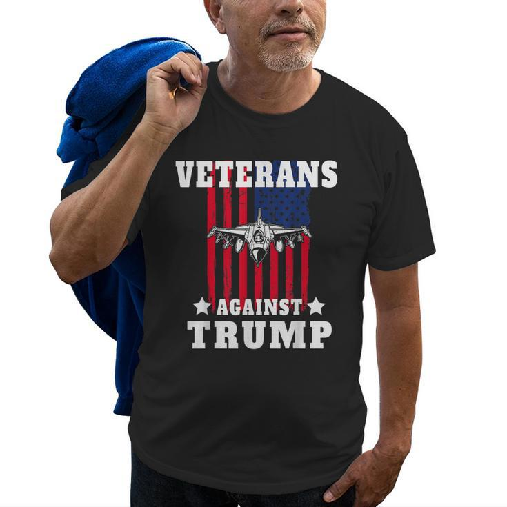 Veterans Against Trump Anti Trump Military Gifts Old Men T-shirt