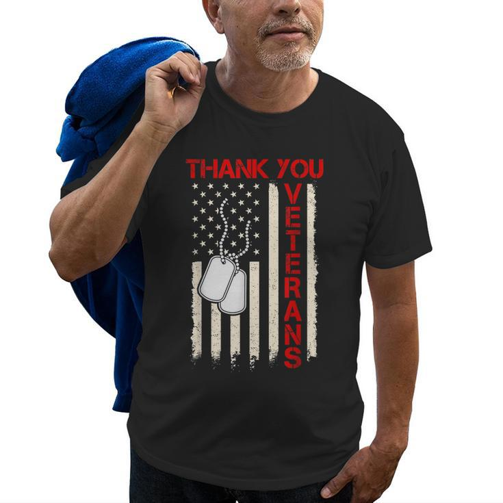 Veterans Day Us Flag Patriotic Proud Military Old Men T-shirt