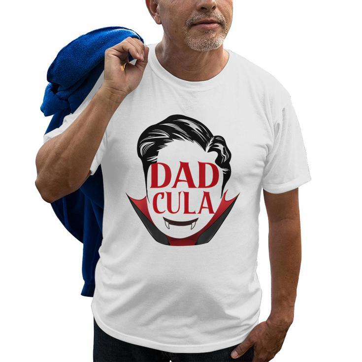 Dadcula Daddy Matching Family Halloween Costume Dad Men Gift For Mens Old Men T-shirt