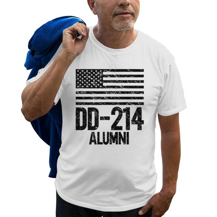 Dd214 Alumni Patriotic Us Military Vintage Veterans Day Old Men T-shirt
