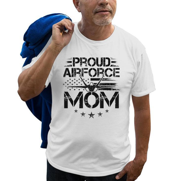 Proud Airforce Mom Military Soldier Mother Pride Gift Old Men T-shirt