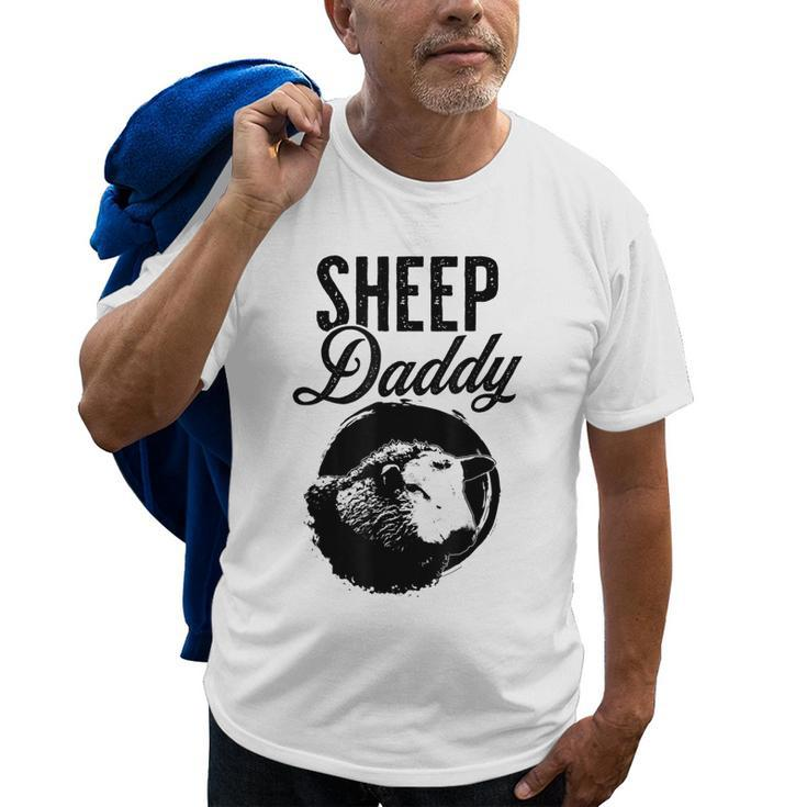 Sheep Daddy Father Dad Sheep Old Men T-shirt