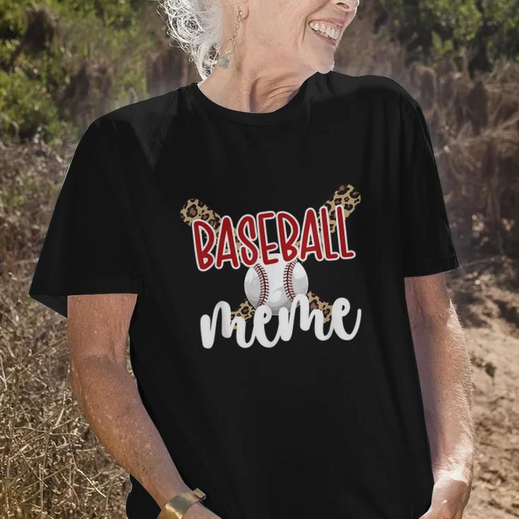 Baseball Meme Grandma Baseball Player Meme Old Women T-shirt Gifts for Her