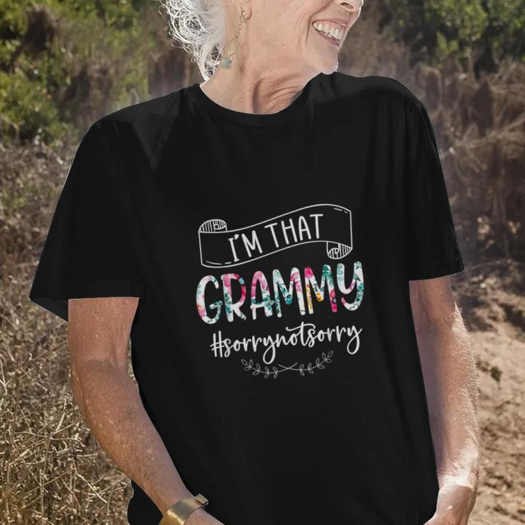 Im That Grammy Sorry Not Sorry For Women Old Women T-shirt Gifts for Her