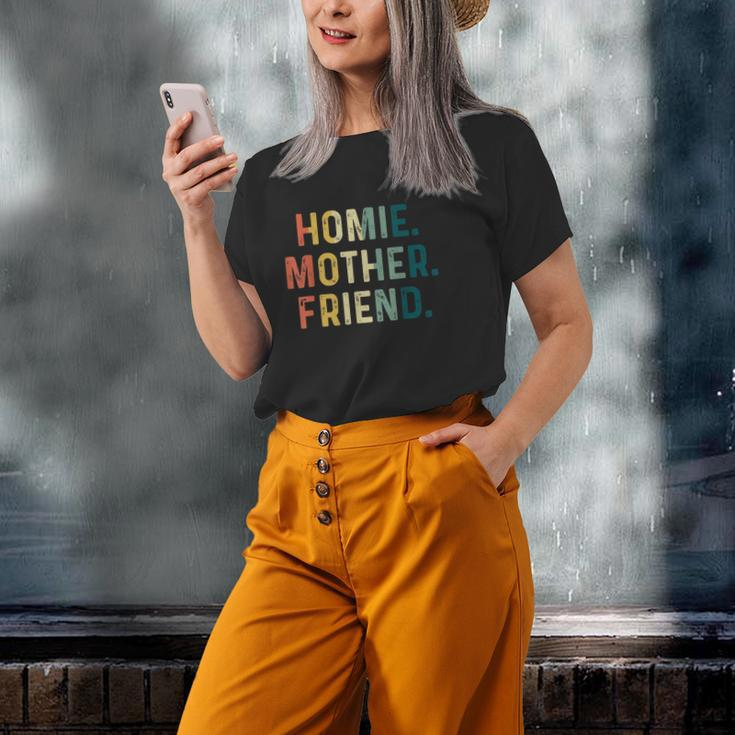 Homie Mother Friend Best Mom Ever Loving Old Women T-shirt Gifts for Her