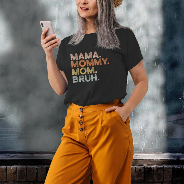 Mama Mommy Mom Bruh Mommy And Me Mom For Womens Old Women T-shirt Gifts for Her
