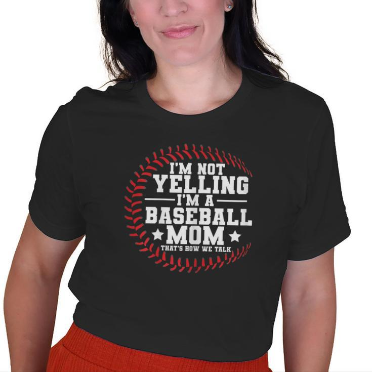 Baseball Humor For A Baseball Mom Old Women T-shirt