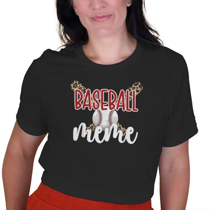 Baseball Meme Grandma Baseball Player Meme Old Women T-shirt