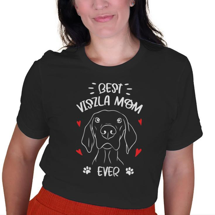 Best Visla Mom Ever Hungarian Viszla Dog Old Women T-shirt