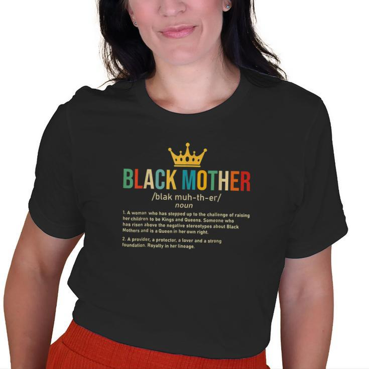 Black Mother African Americans Womens Old Women T-shirt