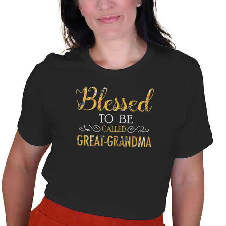 Blessed To Be Call Greatgrandma Mothers Old Women T-shirt