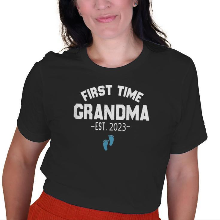 First Time Grandma 2023 Granny New First Grandma Mom Old Women T-shirt