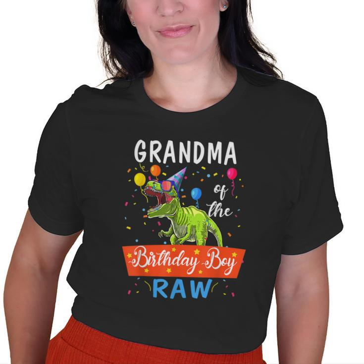 Grandma Dinosaur Cute Birthday Boy Family Old Women T-shirt
