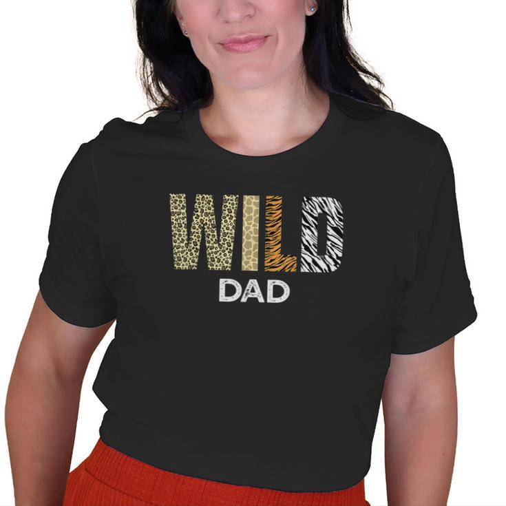 Grandma Of The Wild One Zoo Birthday Safari Jungle Animal Old Women T-shirt