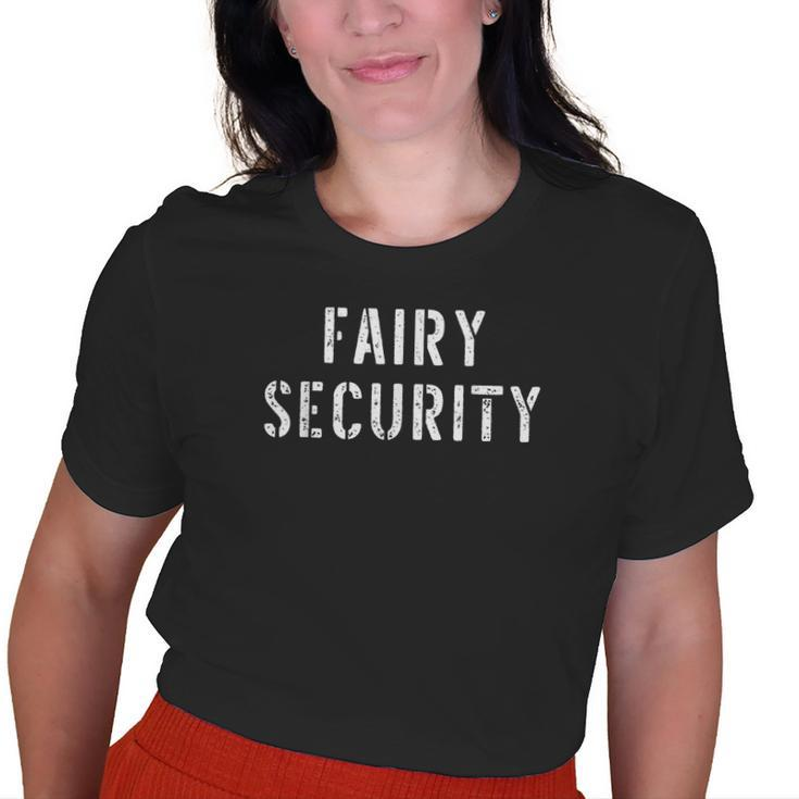 Halloween Dad Mom Daughter Adult Costume Fairy Security Old Women T-shirt