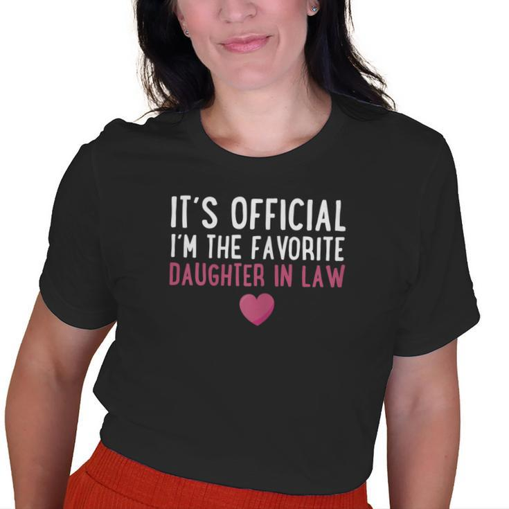 It´S Official I´M The Favorite Daughter In Law Old Women T-shirt