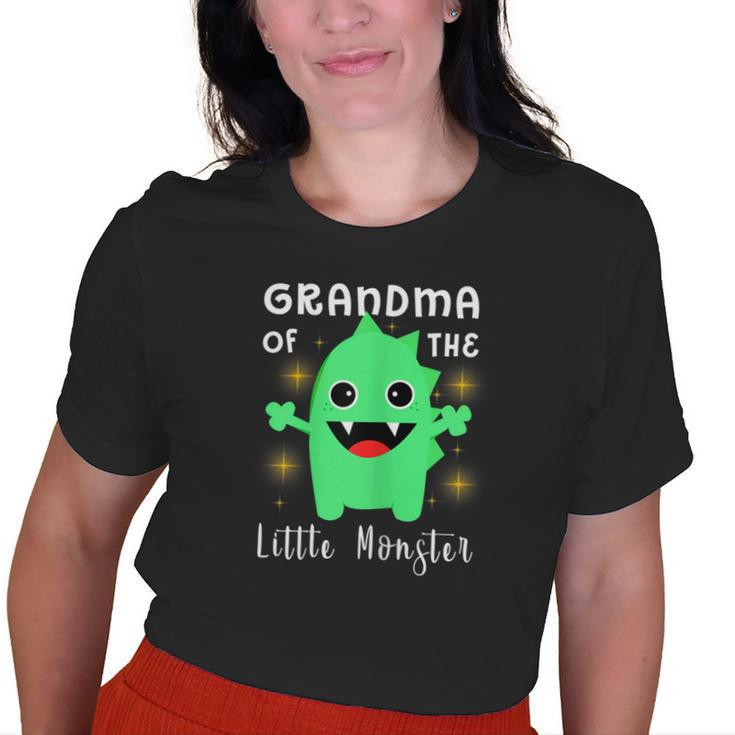 Little Monster Outfit Grandma Of The Little Monster Old Women T-shirt