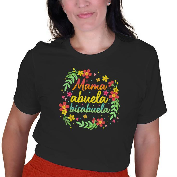 Mama Abuela Bisabuela Spanish Great Grandma Old Women T-shirt