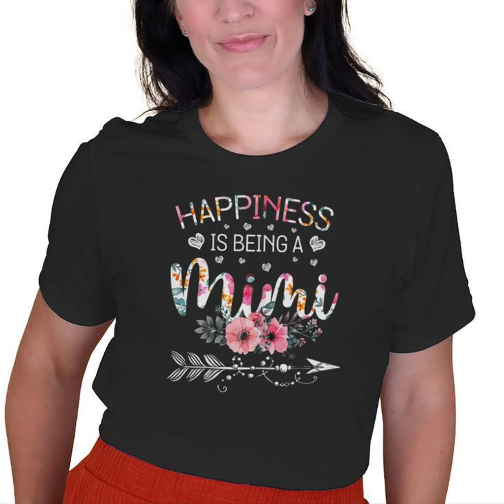 Mimi Happiness Is Being A Mimi Old Women T-shirt