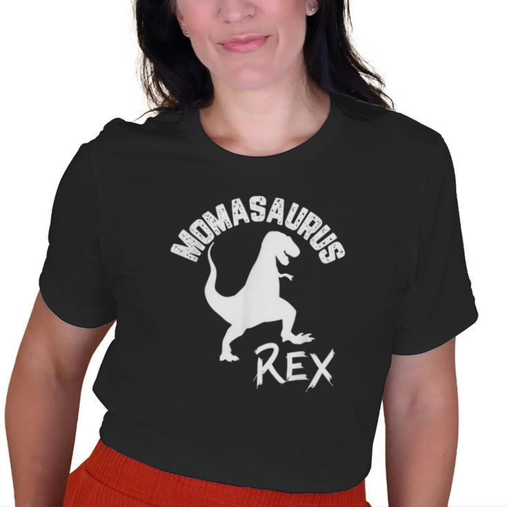 Momasaurus Rex Cute Dinosaur Mothers Mom Old Women T-shirt