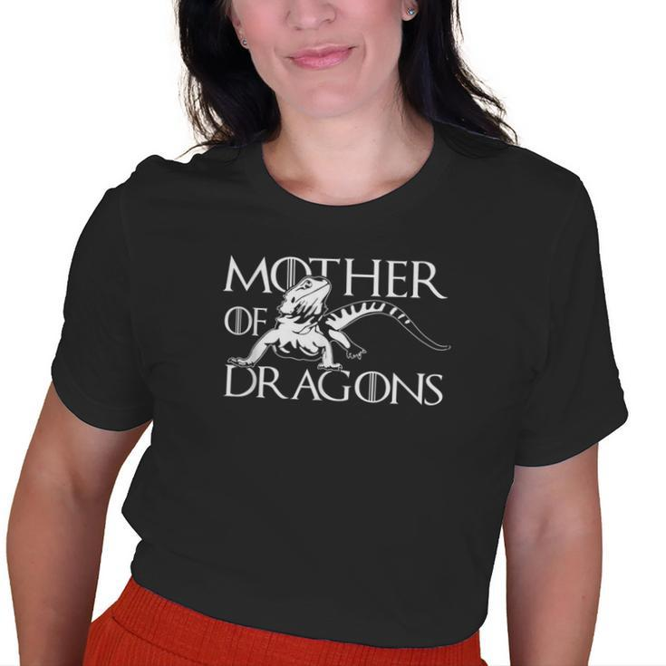 Mother Of Bearded Dragon Lovers Mom Mommy Grandma Mama Old Women T-shirt