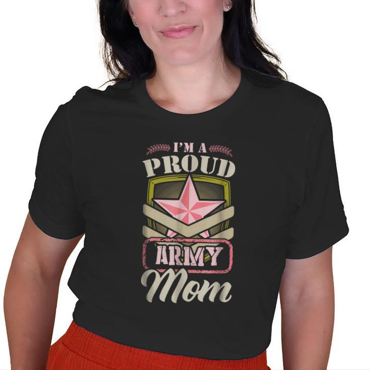 Im A Proud Army Mom Military NavyOld Women T-shirt