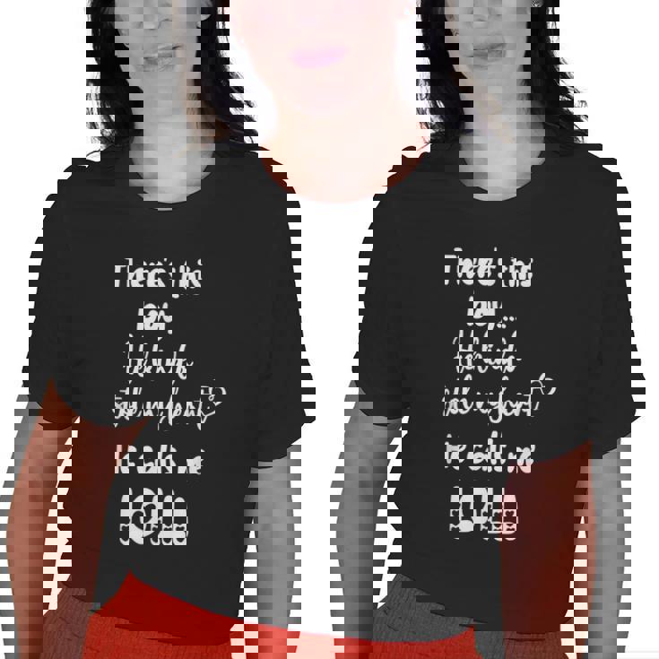 Lolli Tshirt There's This Boy Stole My Heart Calls Me Lolli Lolli Tshirt There's This Boy Stole My Heart Calls Me Lolli