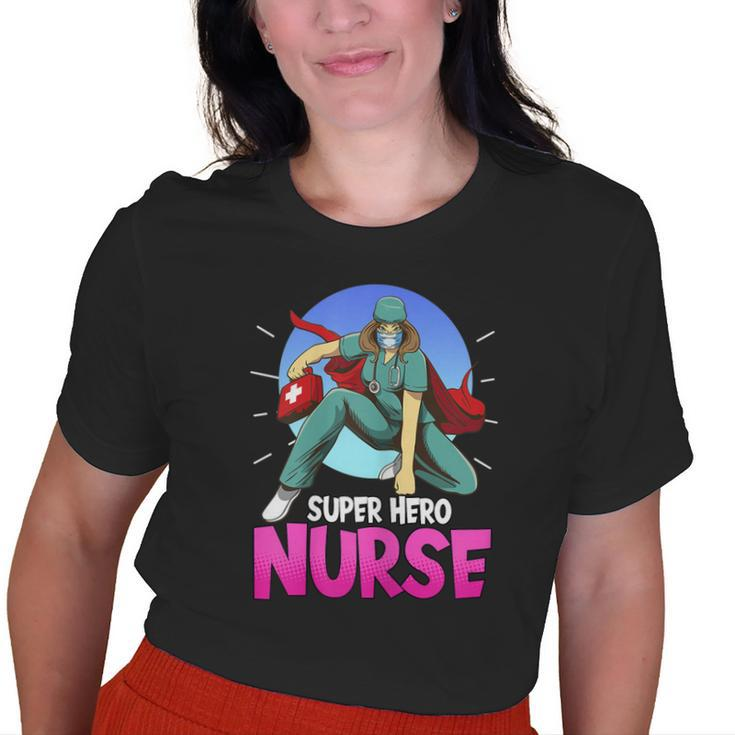 Super Hero Nurse Happy Nurse Week Medicine Professional Old Women T-shirt